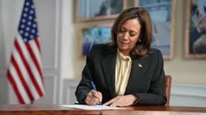 US presidential candidate Kamala Harris has submitted her nomination papers