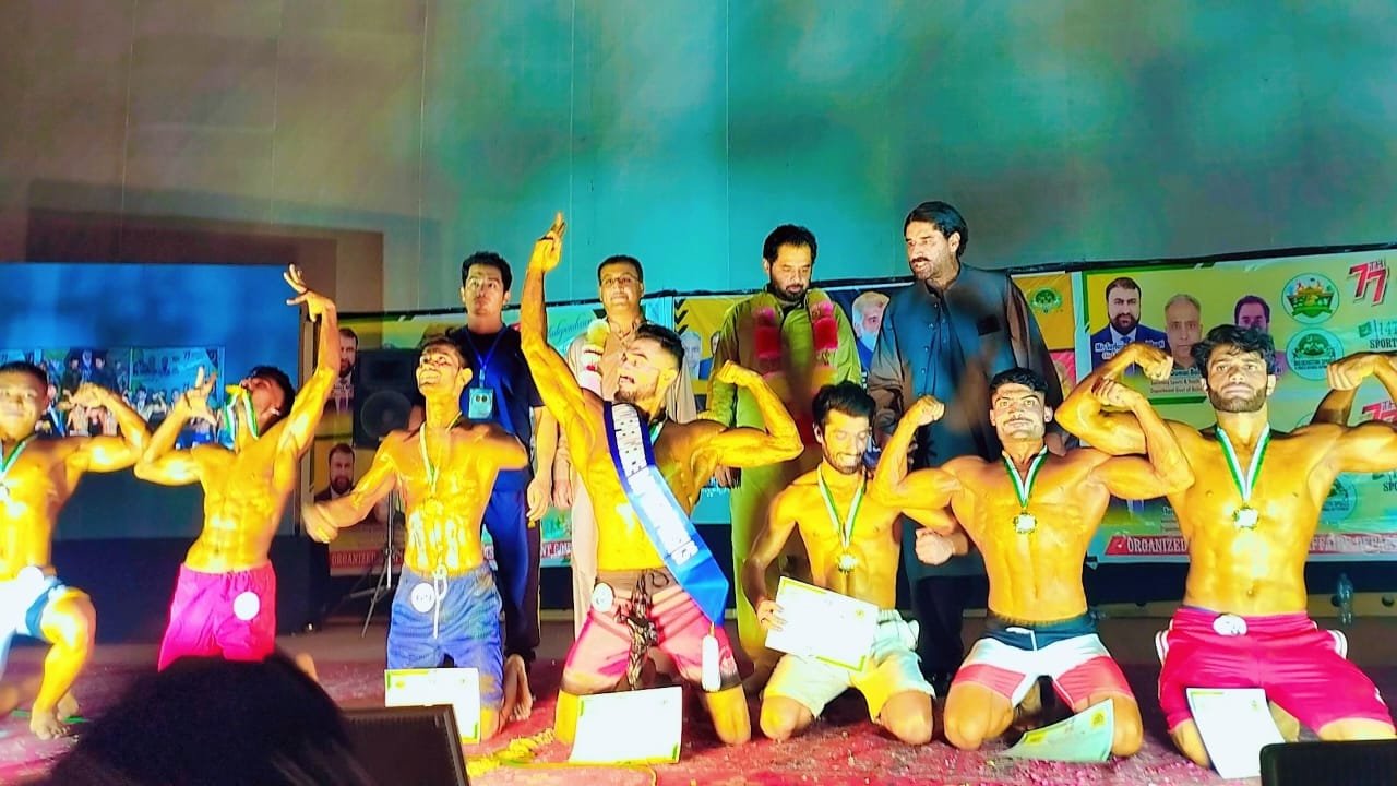 Quetta Division Dominates 77th Independence Day Bodybuilding Championship