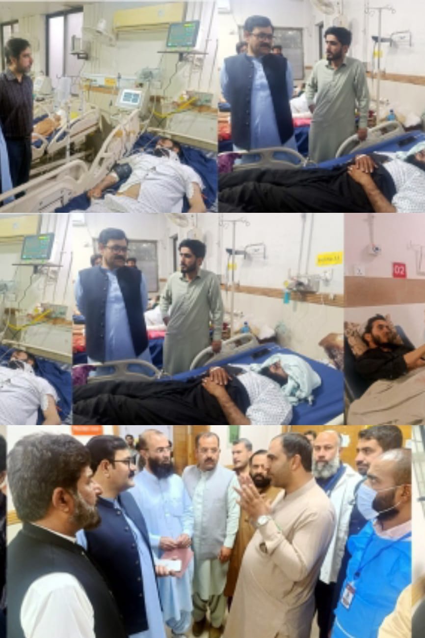 Bakht Muhammad Kakar Visits Trauma Center, Assures Duki Victims of Full Government Support