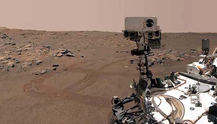 Nasa’s Perseverance rover breaks record for off-planet driving on Mars
